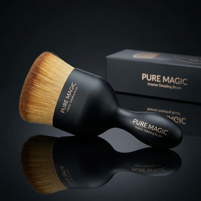 Мягкая деликатная щётка для чистки салона