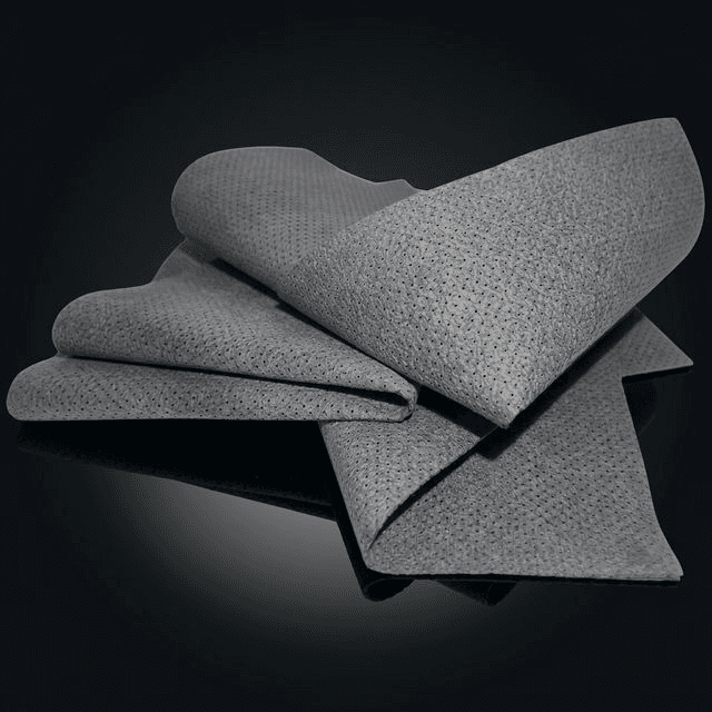 Fiona 50х50 синяя перфорированная замша