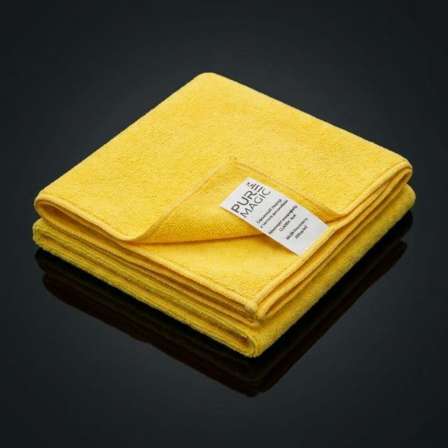 Микрофибра 30х30 плотность 200гр/м² жёлтая (5шт)